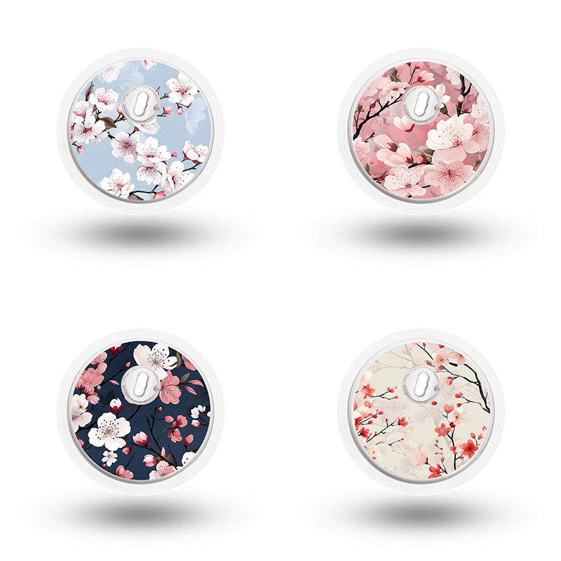 Freestyle Libre 3 sensor sticker combo pack: Cherry blossoms