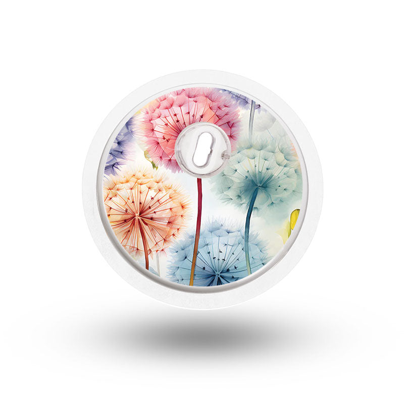 Freestyle Libre 3 sensor sticker: Dandelions