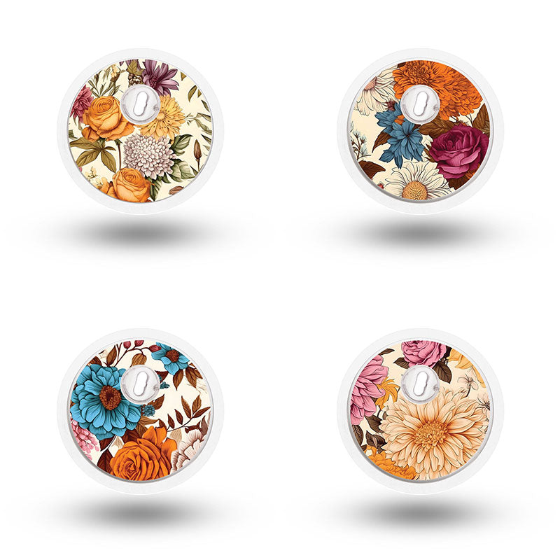 Freestyle Libre 3 sensor sticker combo pack: Dreamy florals