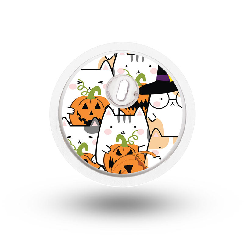 Freestyle Libre 3 sensor sticker: Hocus pocus cats