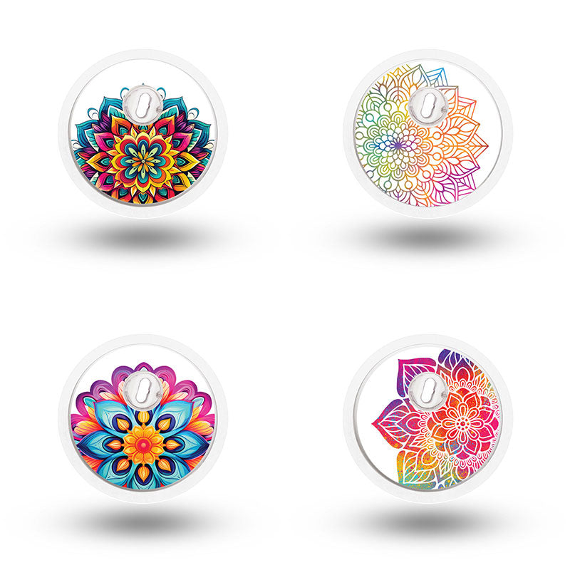 Freestyle Libre 3 sensor sticker combo pack: Mandalas