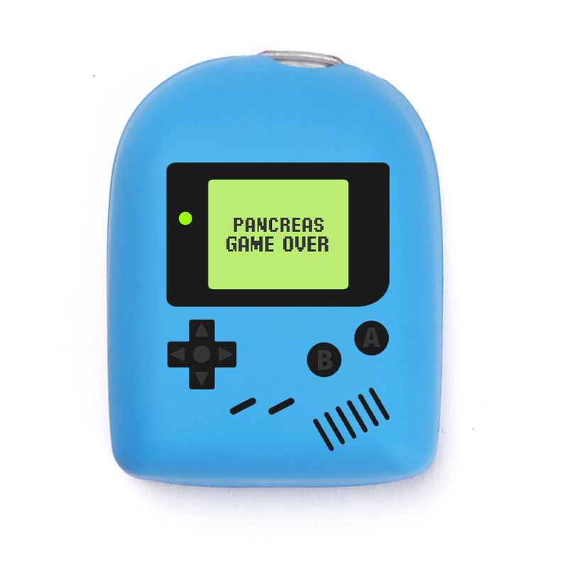 Omnipod reusable cover: Game over - Blue