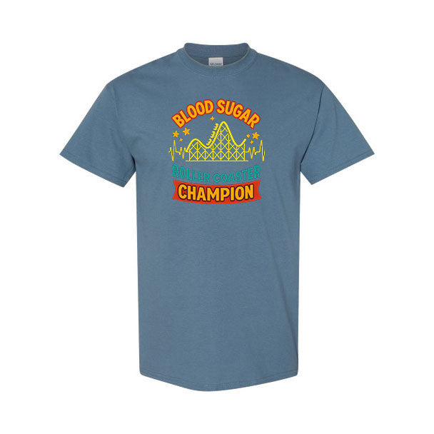 Blood sugar roller coaster champion Unisex t-shirt
