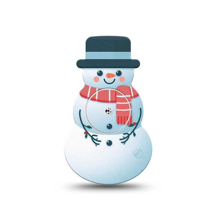 ExpressionMed Freestyle Libre 1 & 2 sensor sticker: Frosty the snowman