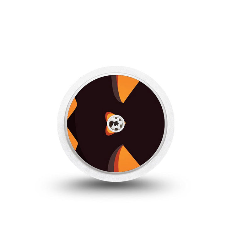 ExpressionMed Freestyle Libre 1 & 2 sensor sticker: Scary pumpkin