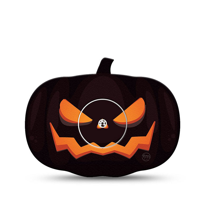 ExpressionMed Freestyle Libre 1 & 2 sensor sticker: Scary pumpkin