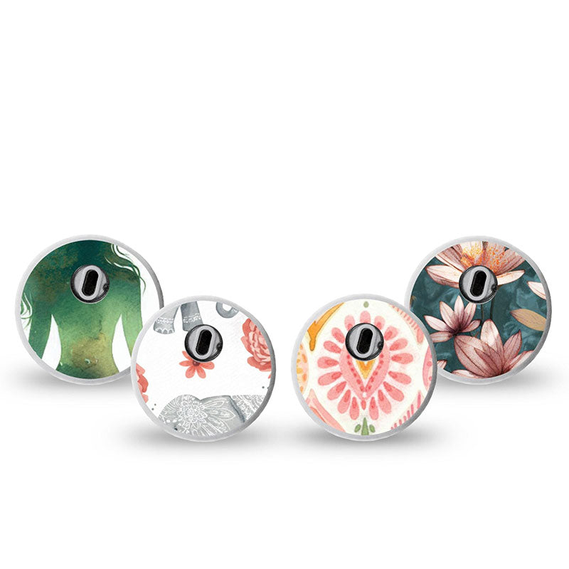 ExpressionMed Freestyle Libre 3 sensor sticker: Balance Bloom Variety pack