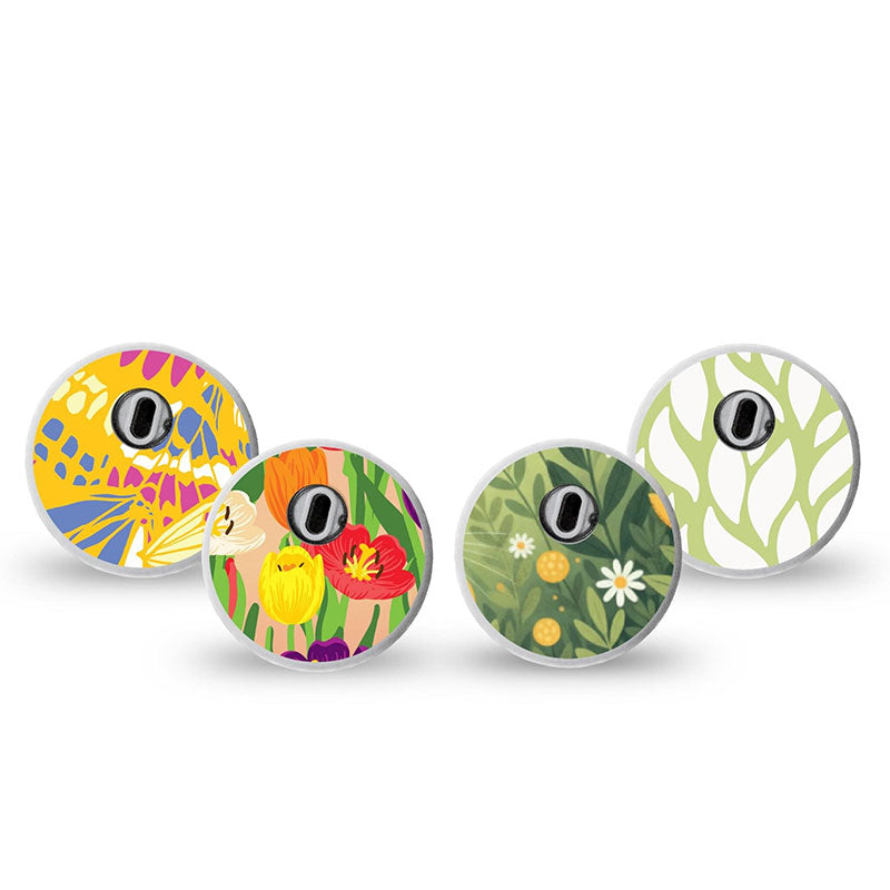 ExpressionMed Freestyle Libre 3 sensor sticker: Vivid Garden Variety pack