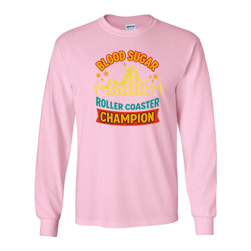 Blood sugar roller coaster champion Unisex long sleeve t-shirt