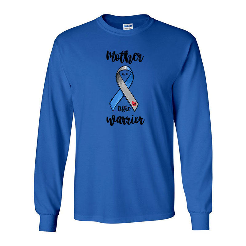 Mother of a little T1D Warrior Unisex long sleeve t-shirt