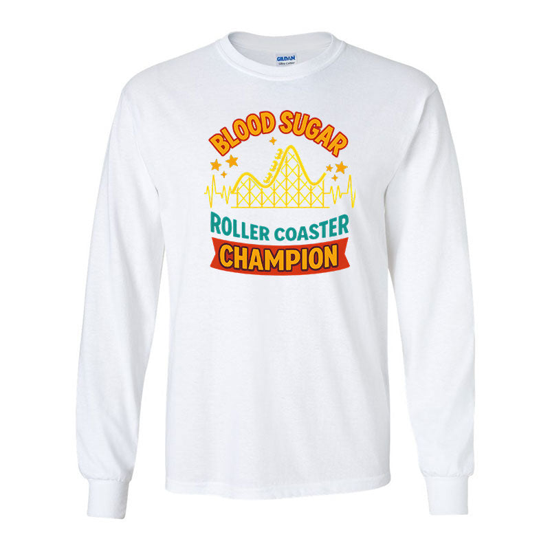 Blood sugar roller coaster champion Unisex long sleeve t-shirt