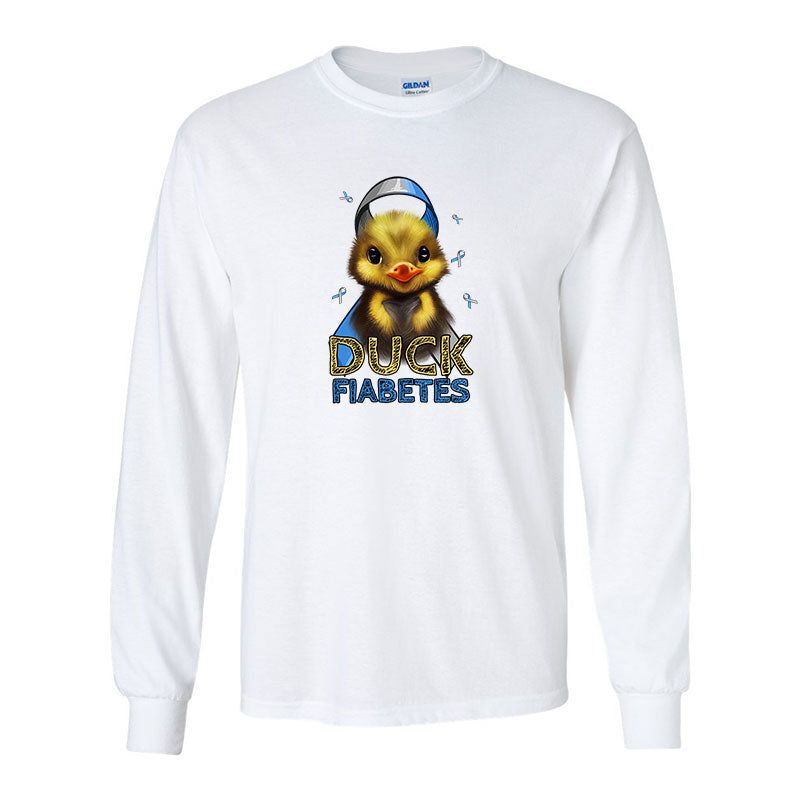 Duck fiabetes Unisex long sleeve t-shirt