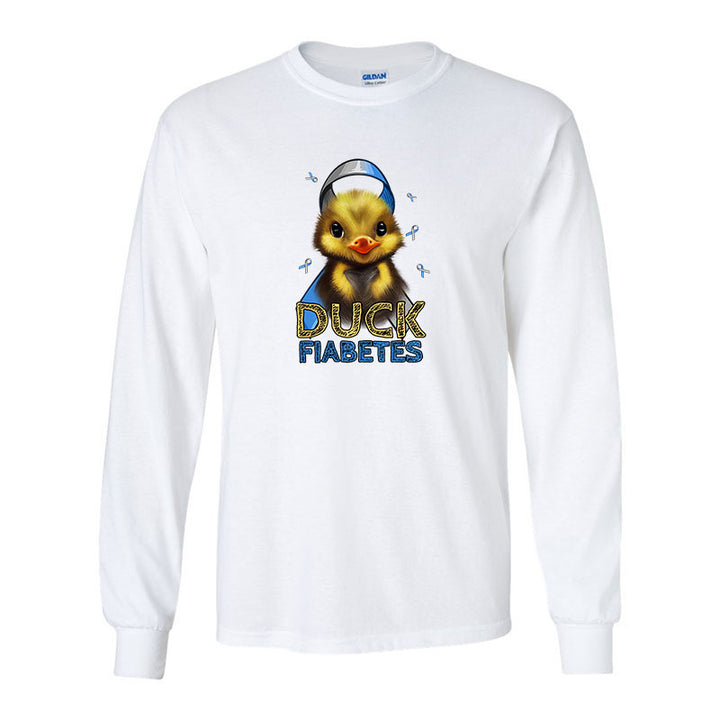 Duck fiabetes Unisex long sleeve t-shirt