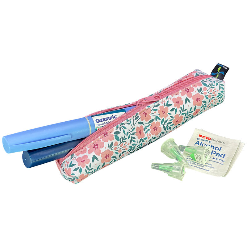 Sugar Medical MedMate GLP-1 / Insulin pen case: Luna floral
