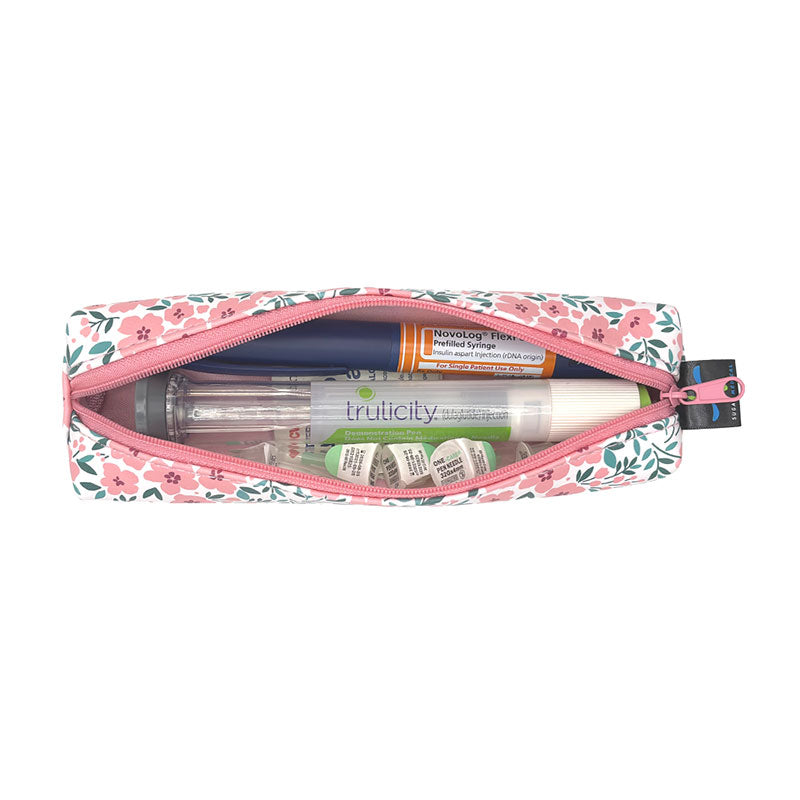 Sugar Medical MedMate GLP-1 / Insulin pen case: Luna floral