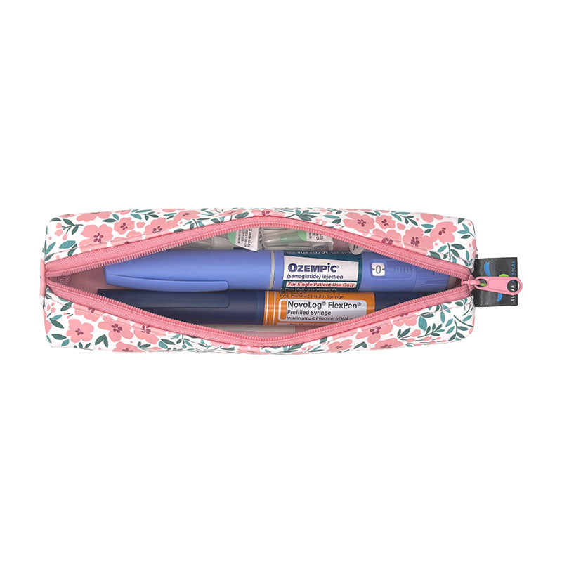 Sugar Medical MedMate GLP-1 / Insulin pen case: Luna floral