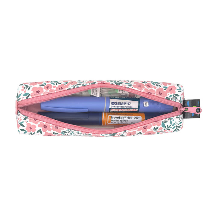 Sugar Medical MedMate GLP-1 / Insulin pen case: Luna floral