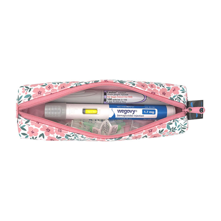 Sugar Medical MedMate GLP-1 / Insulin pen case: Luna floral