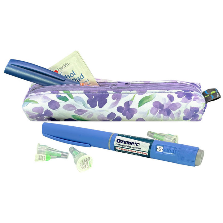 Sugar Medical MedMate GLP-1 / Insulin pen case: Tessa floral
