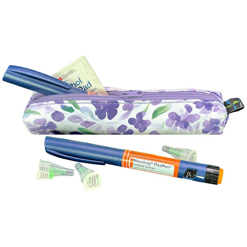 Sugar Medical MedMate GLP-1 / Insulin pen case: Tessa floral