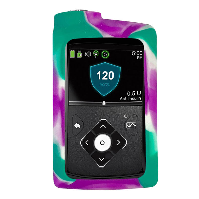Medtronic Gel Skin: Purple Green White