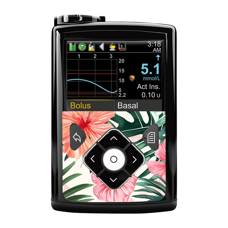 Medtronic Minimed Decorative Sticker: The Tropics