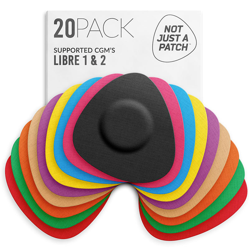 Not Just a Patch Patchs adhésifs pour Freestyle Libre - Pack de 20