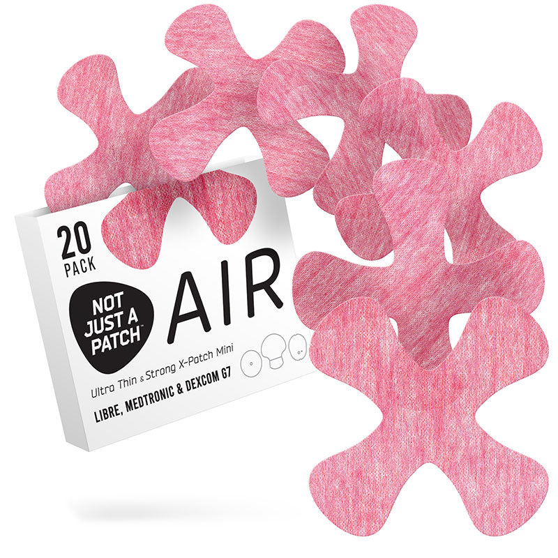 Not Just a Patch X-Mini Air Adhesive patches for Freestyle Libre, Medtronic and Dexcom G7 - Pack of 20