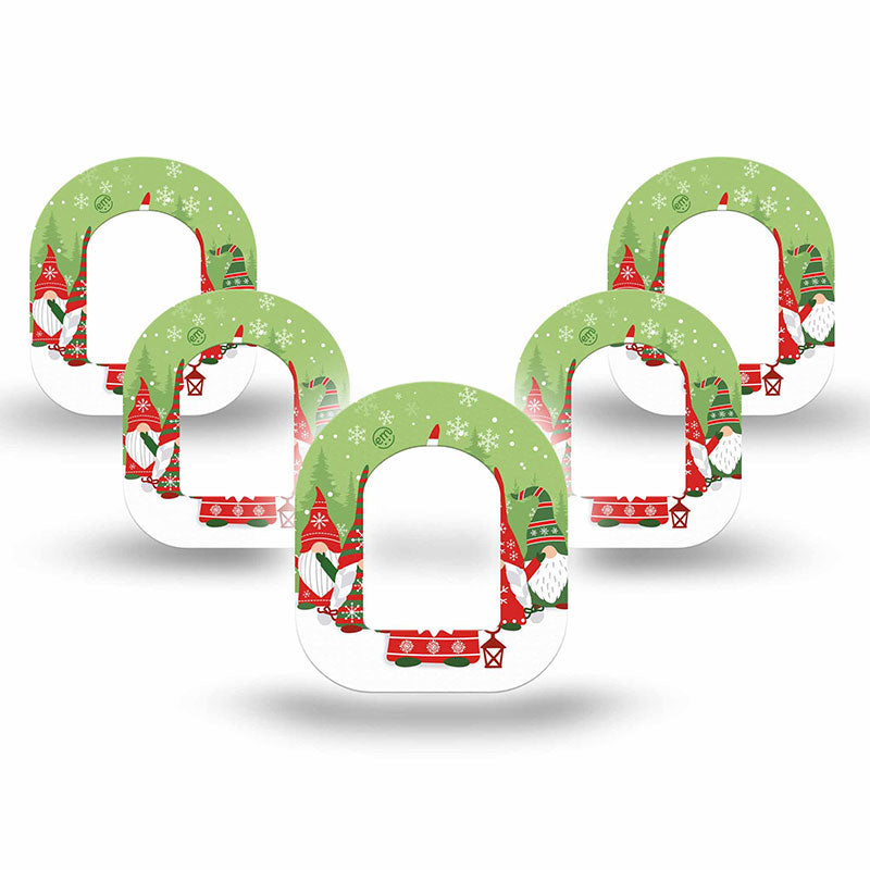 Omnipod ExpressionMed tapes: Holiday gnomies