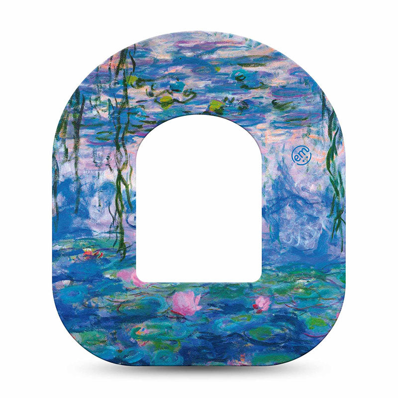 Omnipod ExpressionMed tapes: Monet water lilies