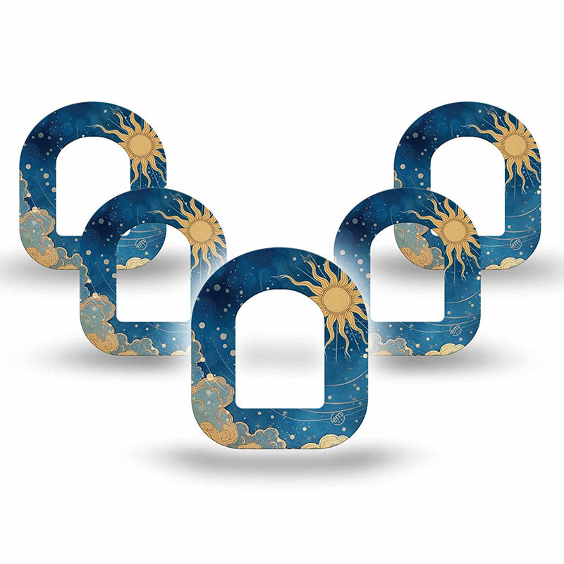 Omnipod ExpressionMed tapes: Mystic skies mini