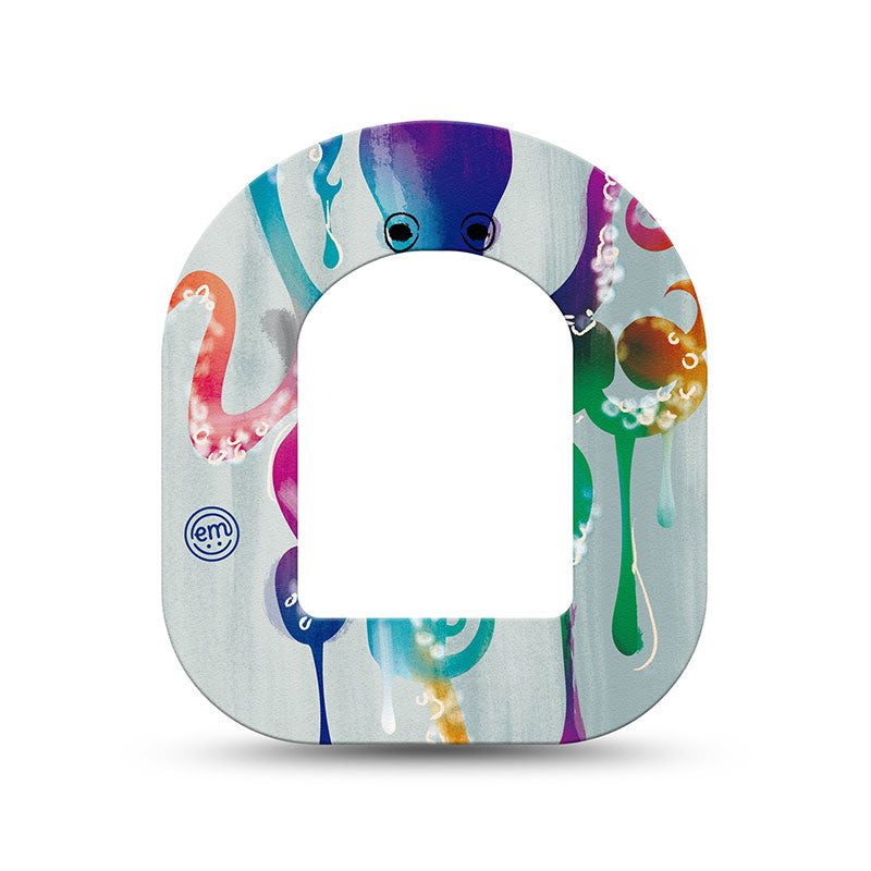 Omnipod ExpressionMed tapes: Octopus tattoo mini