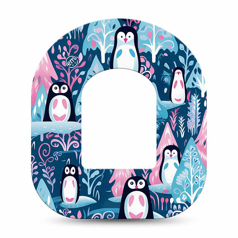 Omnipod ExpressionMed tapes: Penguins