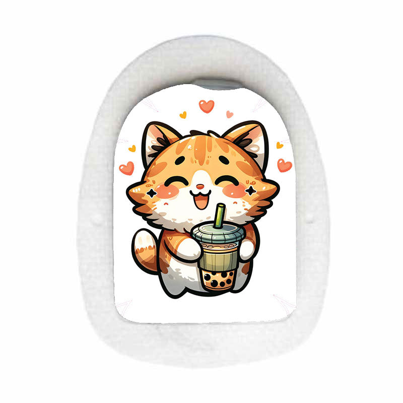 Omnipod decorative sticker: Boba cat