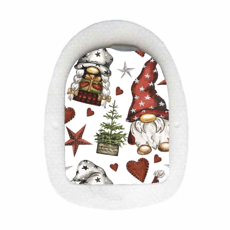 Omnipod decorative sticker: Christmas gnomes