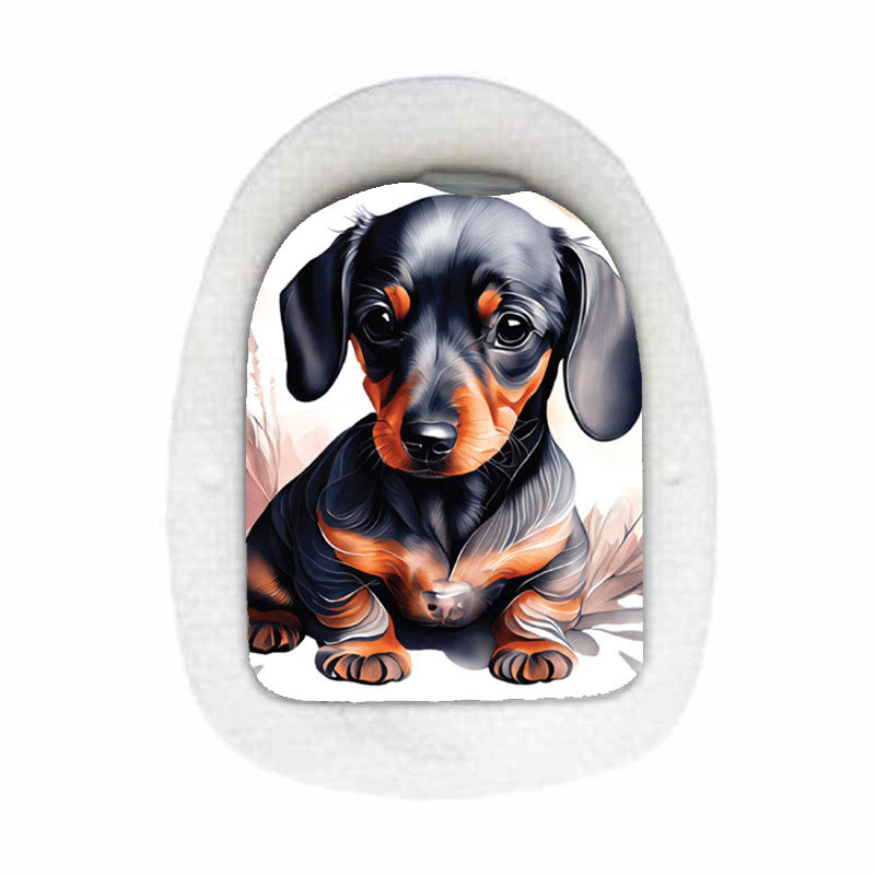 Omnipod decorative sticker: Dachshund