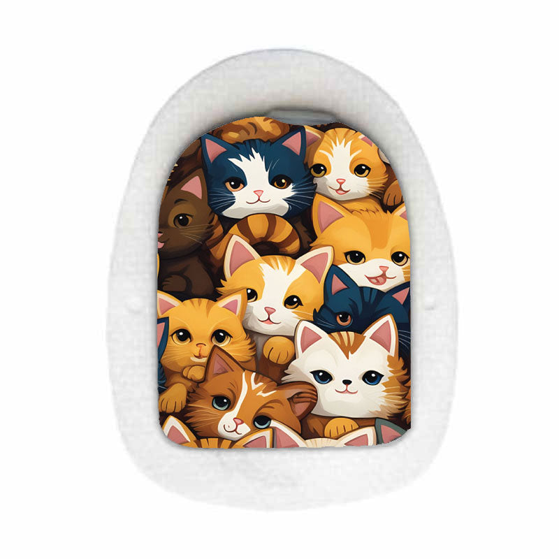 Omnipod decorative sticker: Kittens