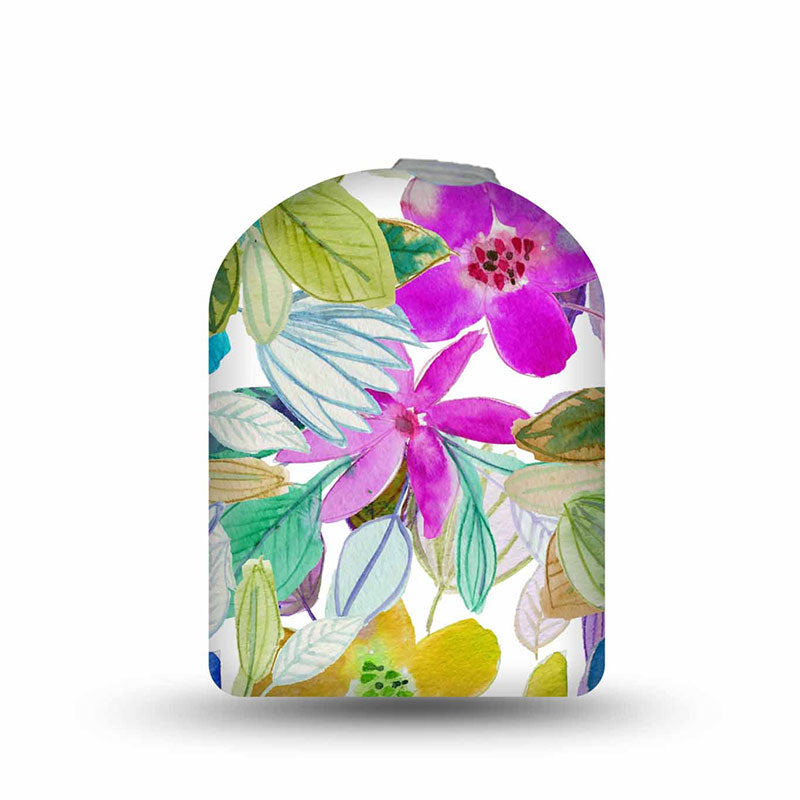ExpressionMed Omnipod decorative sticker: Watercolor floral