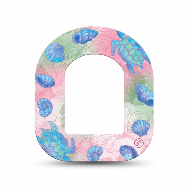 Omnipod ExpressionMed tapes: Turtley one-derful mini