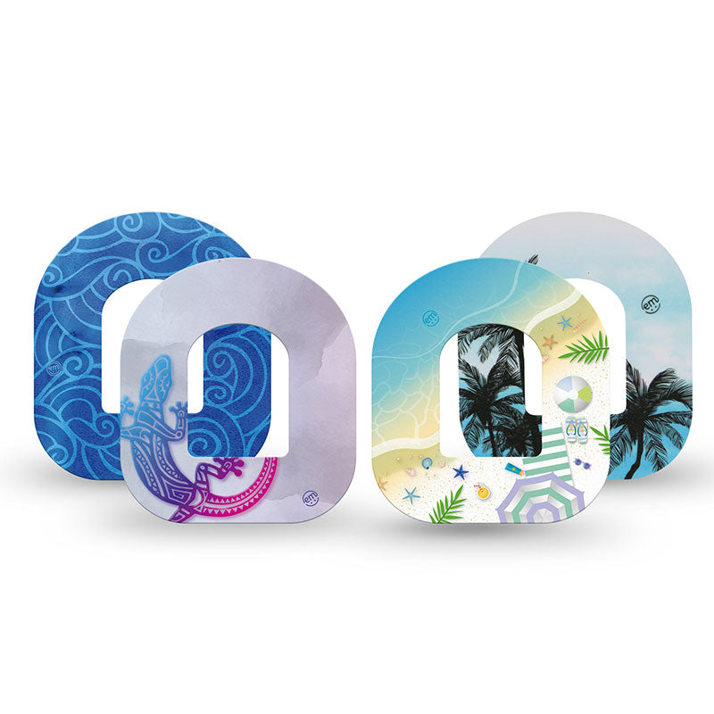 Omnipod ExpressionMed tapes: Beach time variety pack