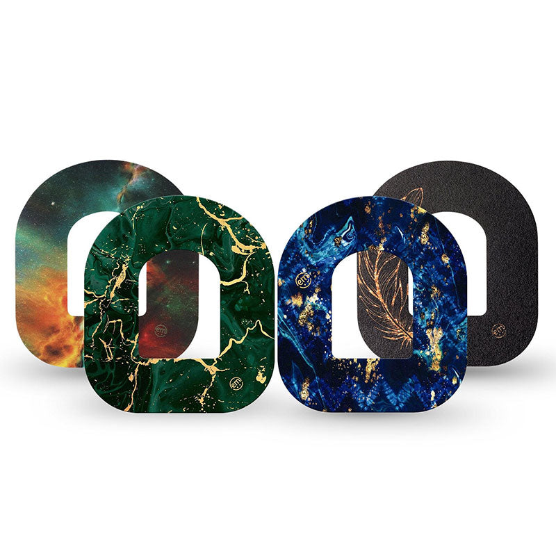 Omnipod ExpressionMed tapes: Streaks of stardust Variety pack