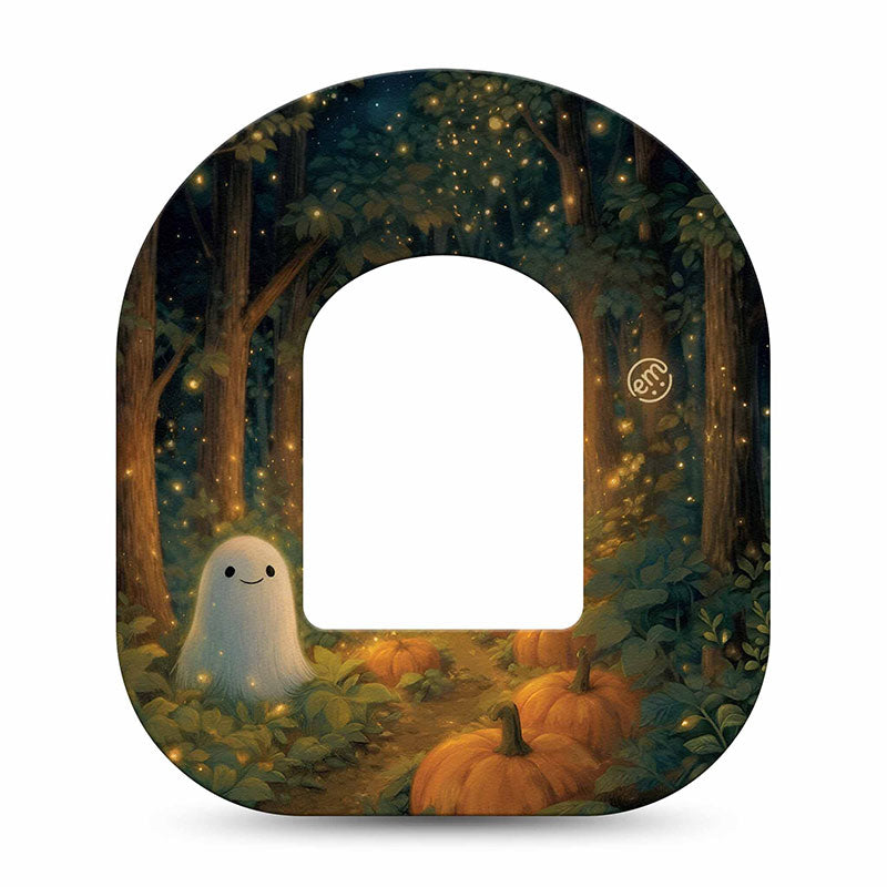 Omnipod ExpressionMed tapes: Woodland ghost