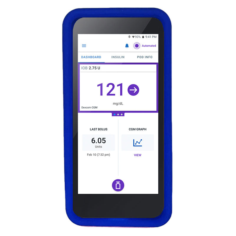 Omnipod 5 Gel Skin: Blue