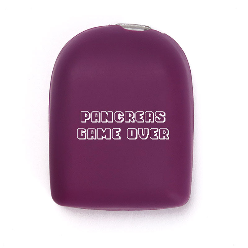 Omnipod reusable cover: Pancreas game over - Purple