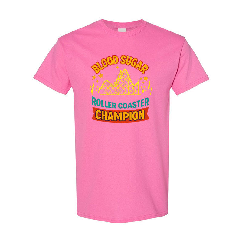 Blood sugar roller coaster champion Unisex t-shirt