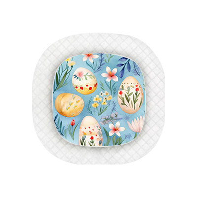 Medtronic Simplera sensor sticker: Blue Easter