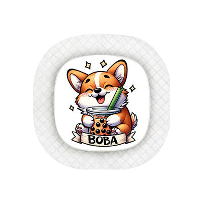Medtronic Simplera sensor sticker: Boba dog