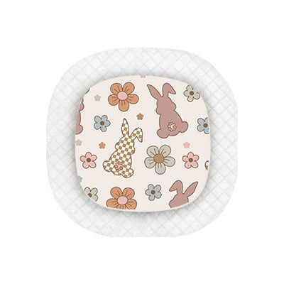 Medtronic Simplera sensor sticker: Easter rabbits