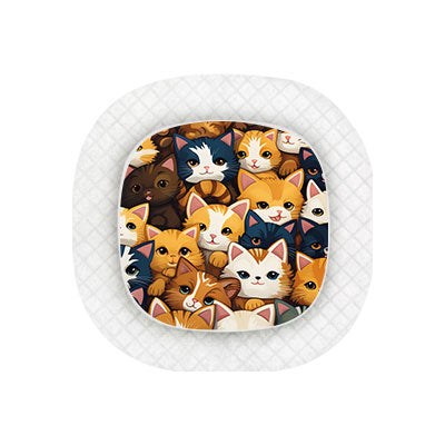 Medtronic Simplera sensor sticker: Kittens