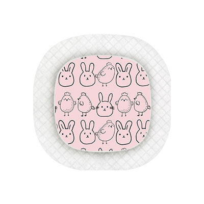 Medtronic Simplera sensor sticker: Pink Easter